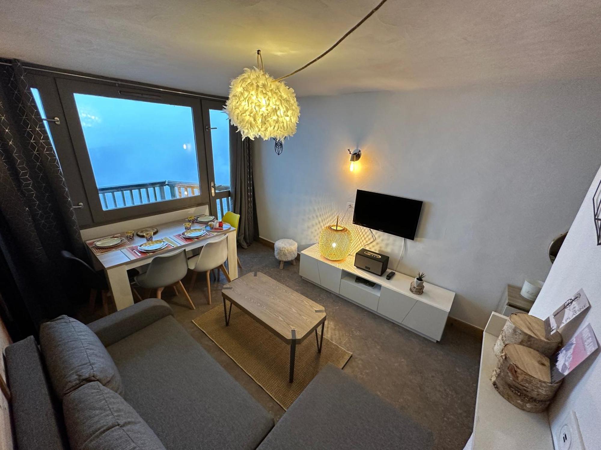 Paquebot Des Neiges - Appartement 4 Personnes - Vue Mont Blanc La Plagne Exteriér fotografie